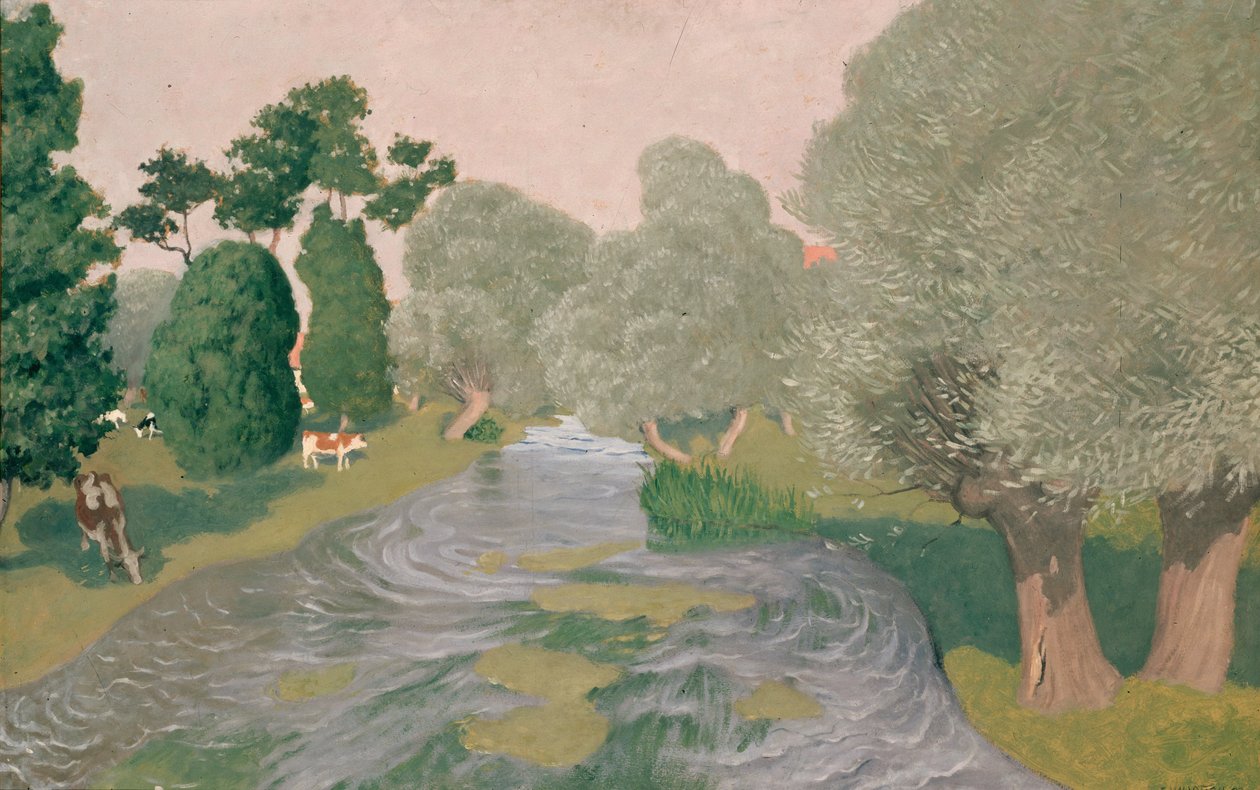 Landschaft. Arques-la-Bataille von Felix Edouard Vallotton