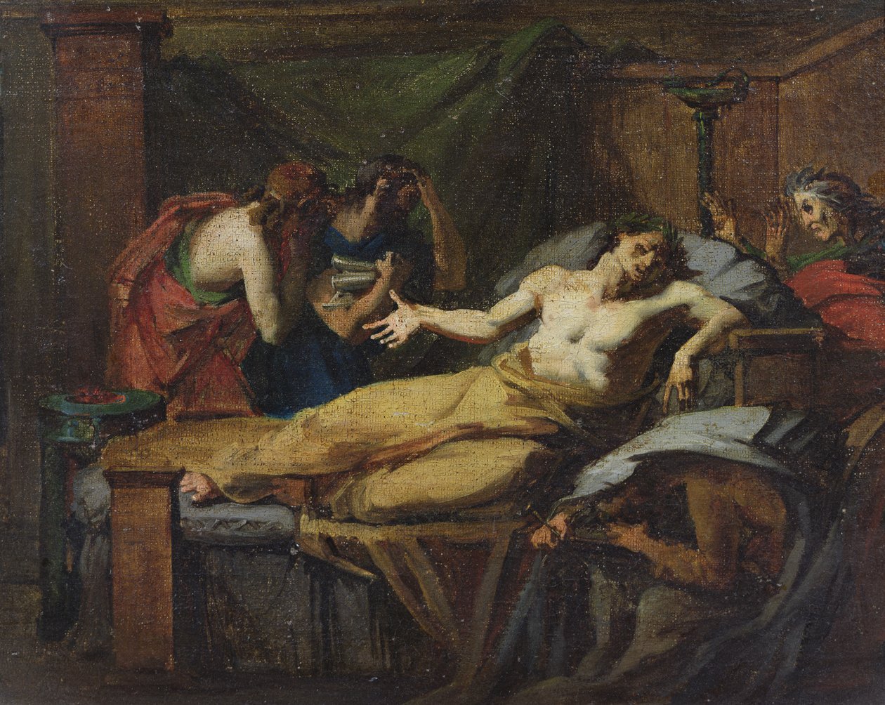 Der Tod des Sokrates (470-399 v. Chr.) von Felix Auvray