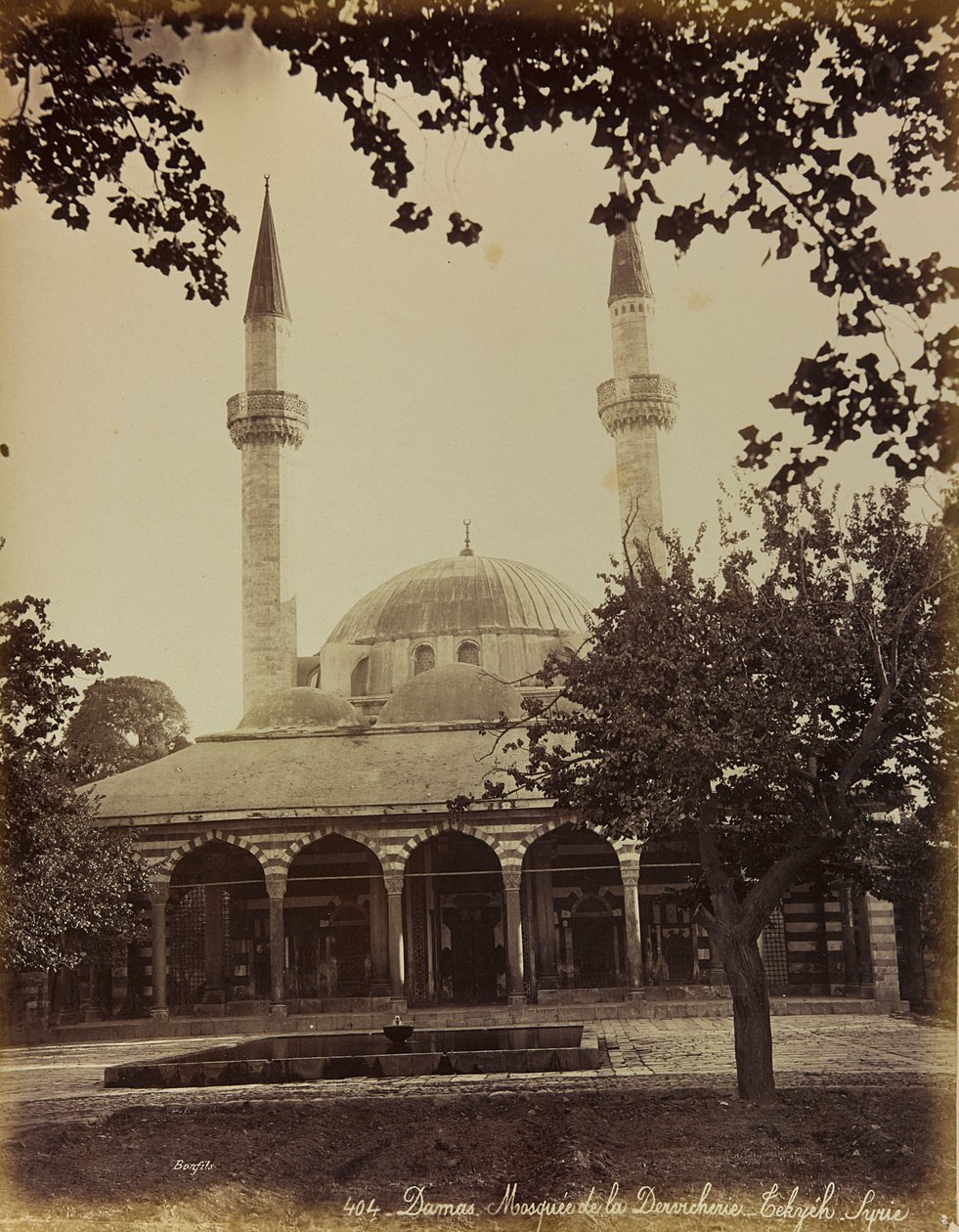 Album "Damas und Baalbek": Moschee von Damaskus von Félix Bonfils