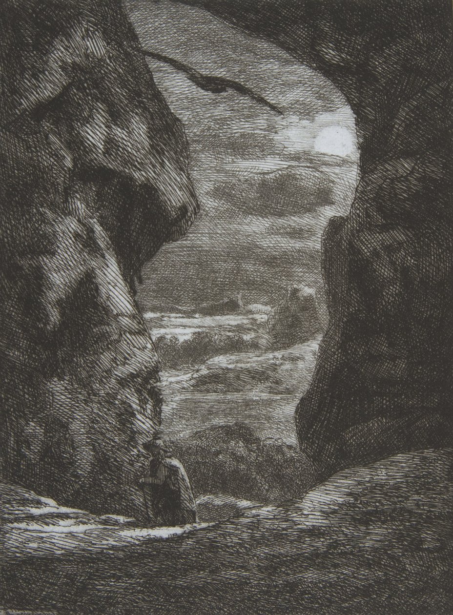 Adieu aux Karpatz, 1857 von Felix Bracquemond