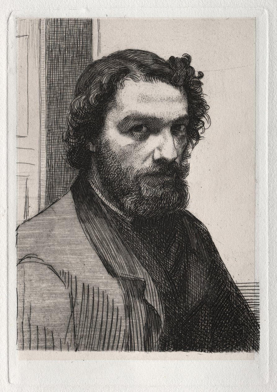 Alphonse Legros von Felix Bracquemond