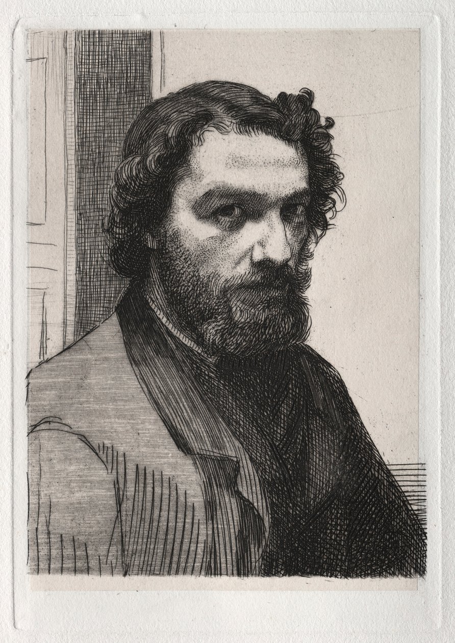 Alphonse Legros, 1861 gedruckt 1875 von Felix Bracquemond