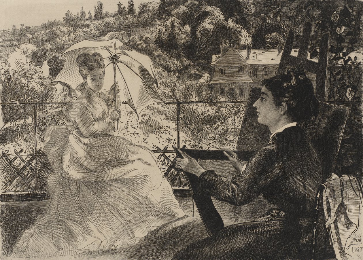 La Terrasse von Felix Bracquemond