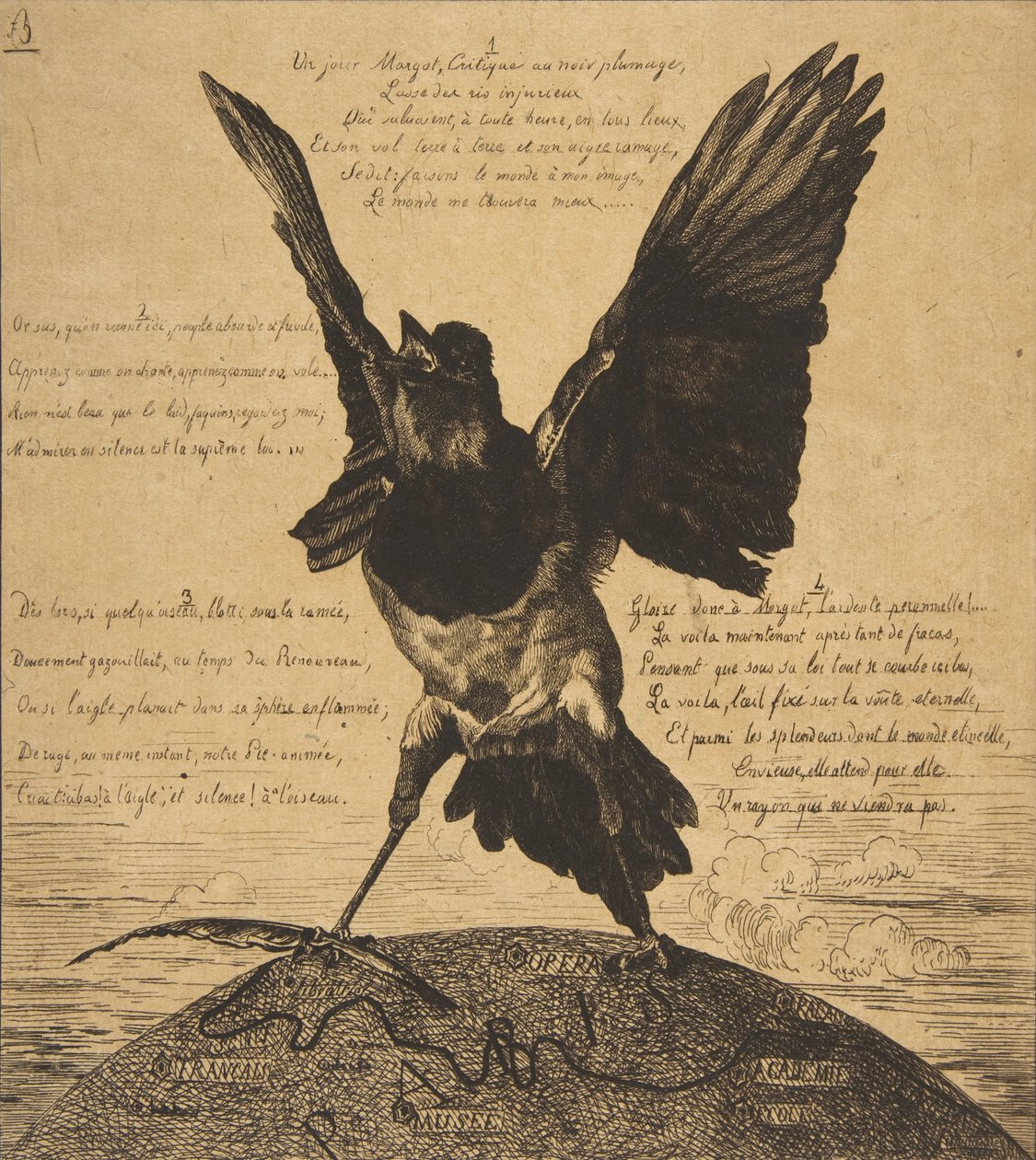 Margot la Critique, 1854 von Felix Bracquemond