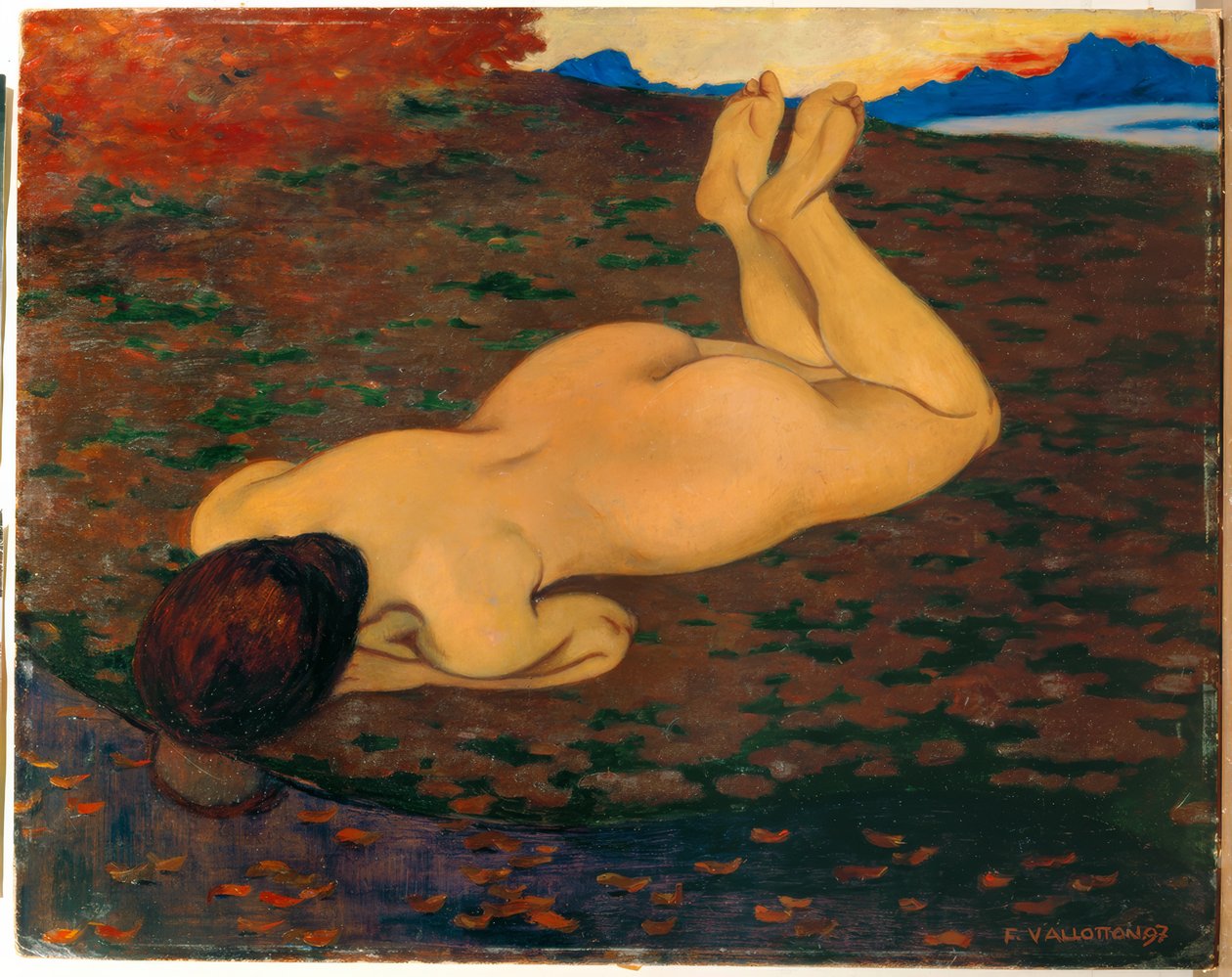 Badende oder die Quelle von Felix Edouard Vallotton