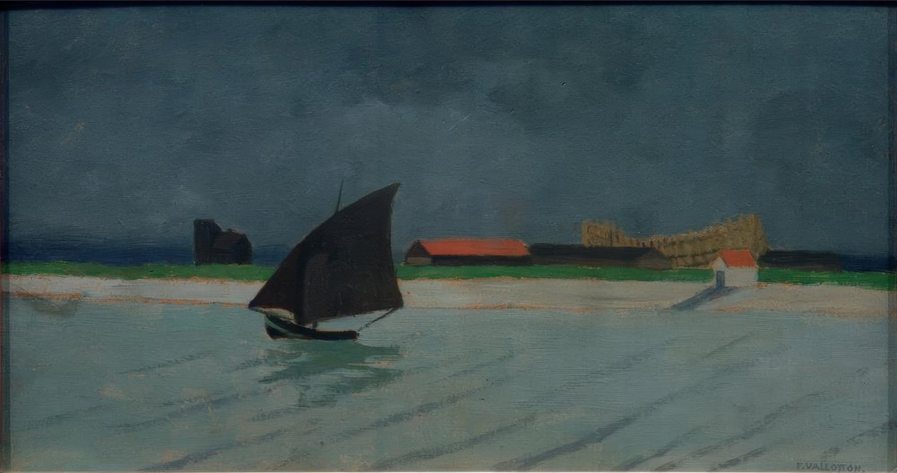 Die Seine-Mündung (Seestück) von Felix Edouard Vallotton
