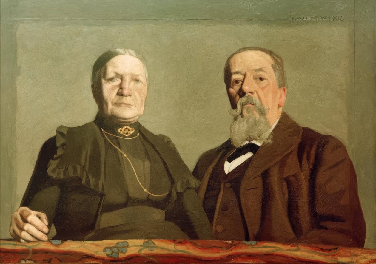 Porträt meiner vereinten Eltern von Felix Edouard Vallotton