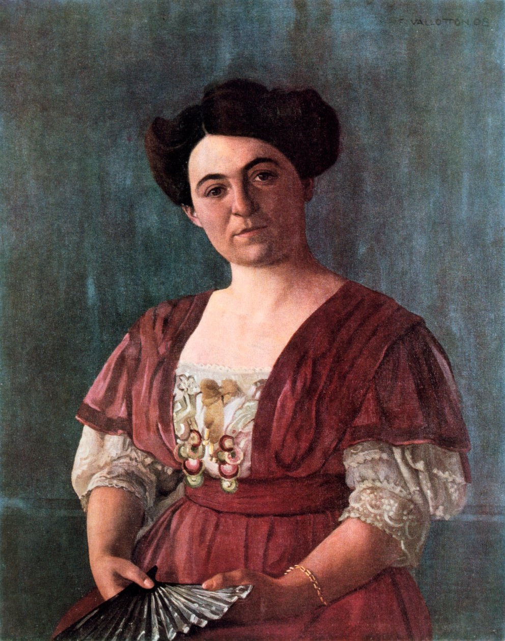 Porträt von Mme Haasen von Felix Edouard Vallotton