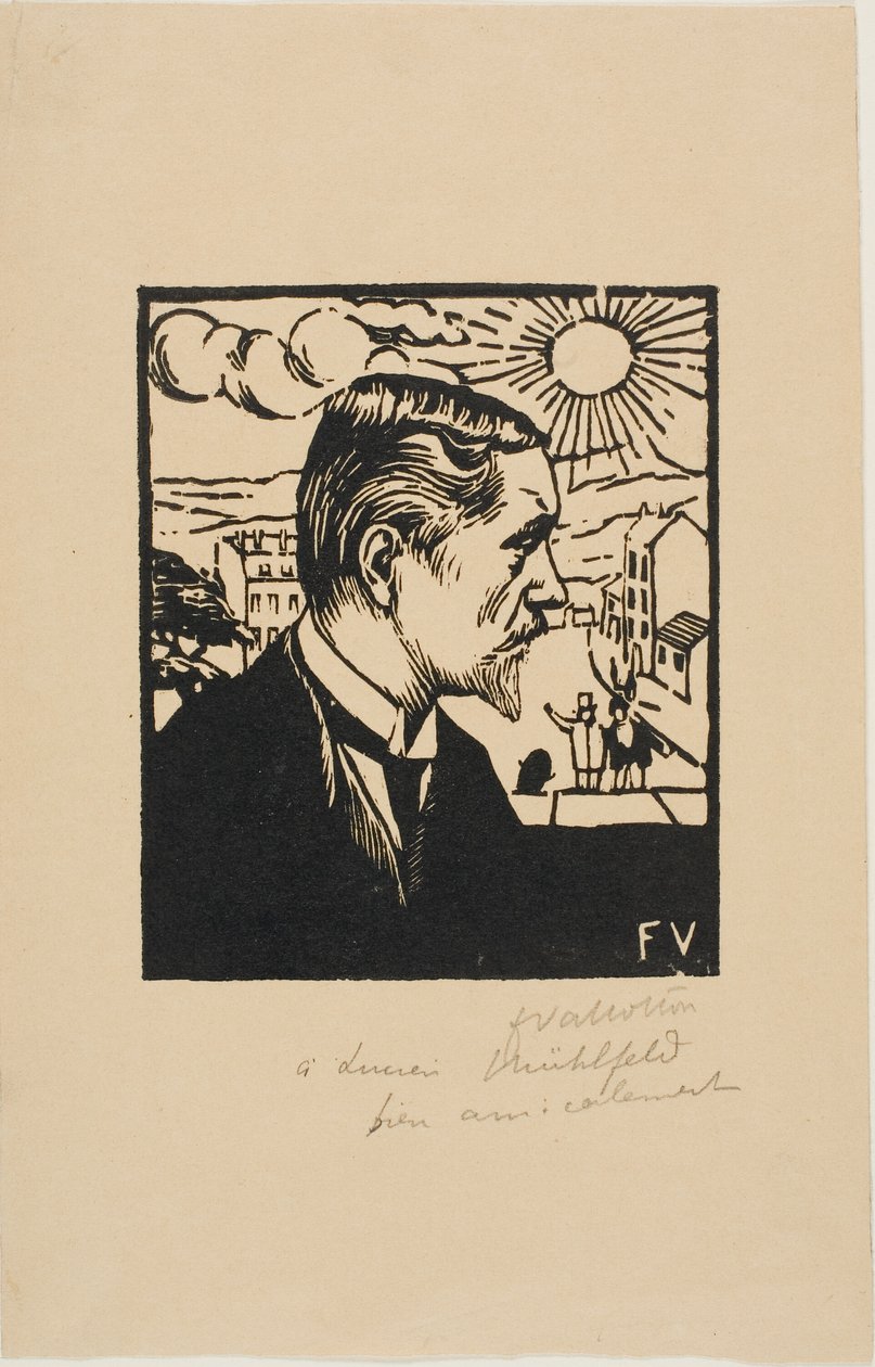 Selbstporträt von Felix Edouard Vallotton