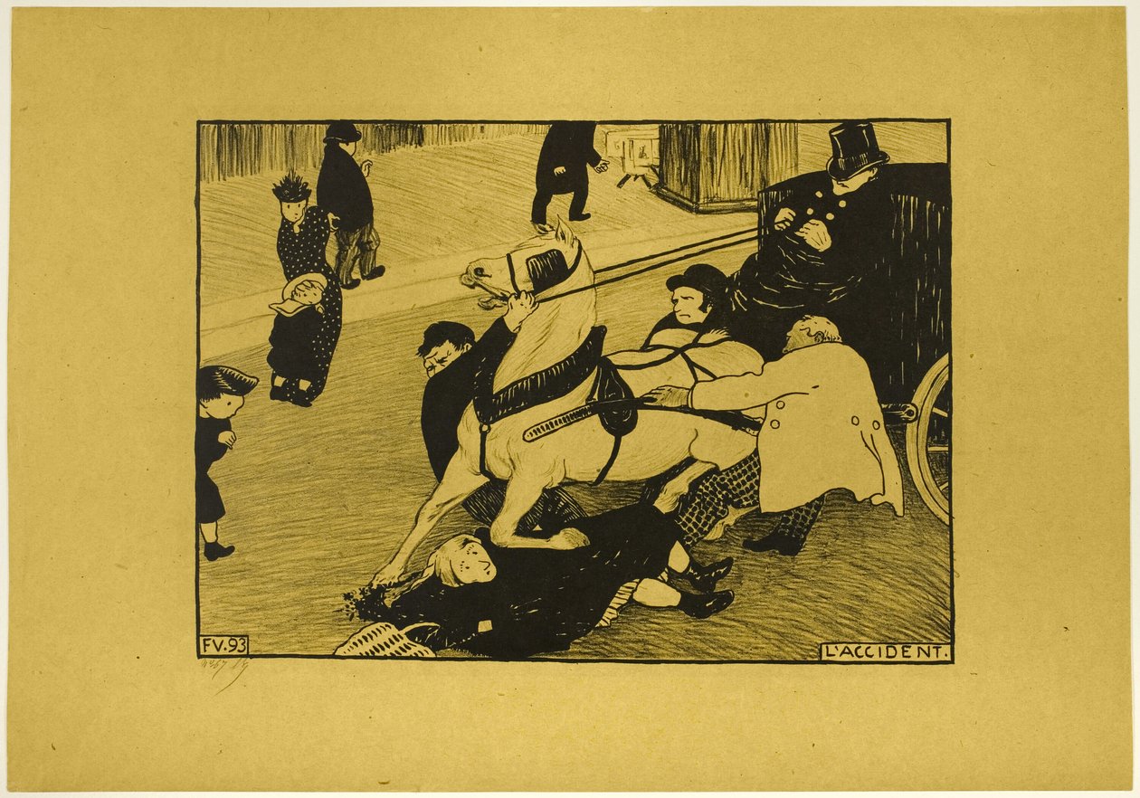 Der Unfall von Felix Edouard Vallotton