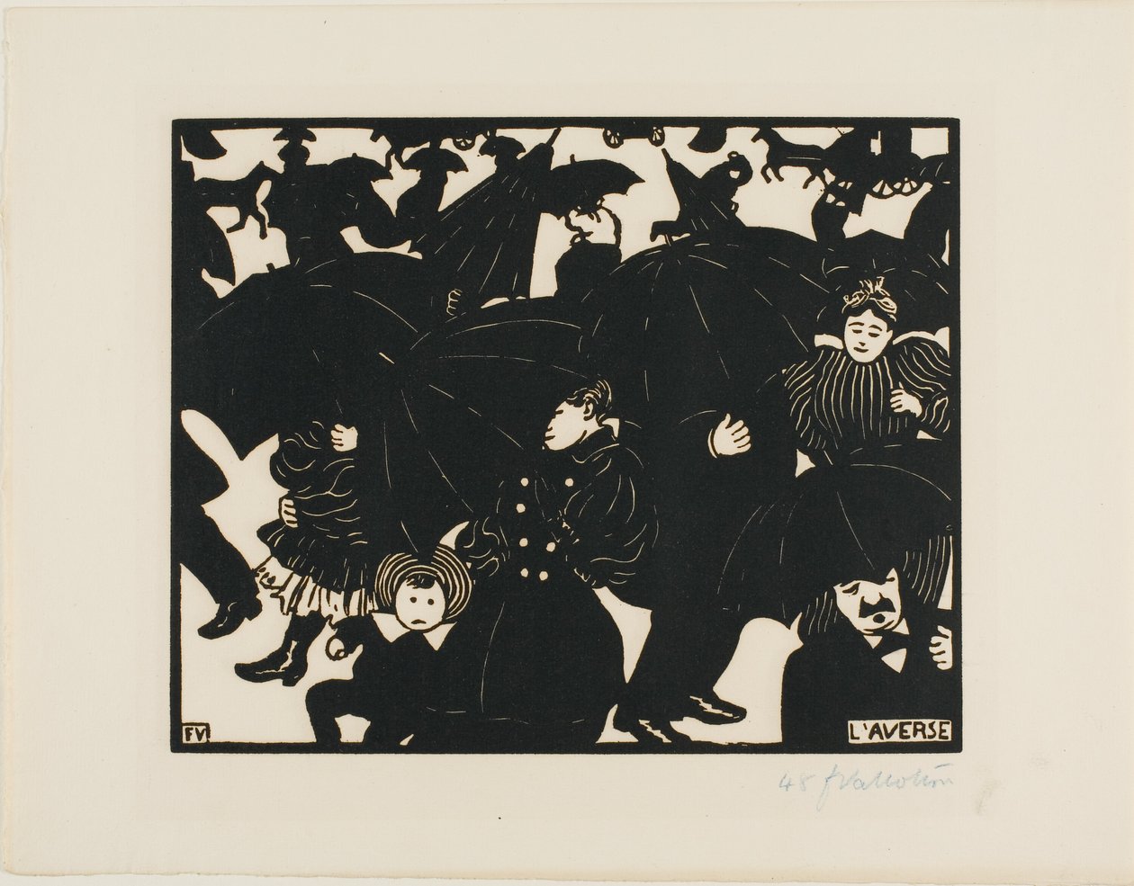 Der Schauer von Felix Edouard Vallotton