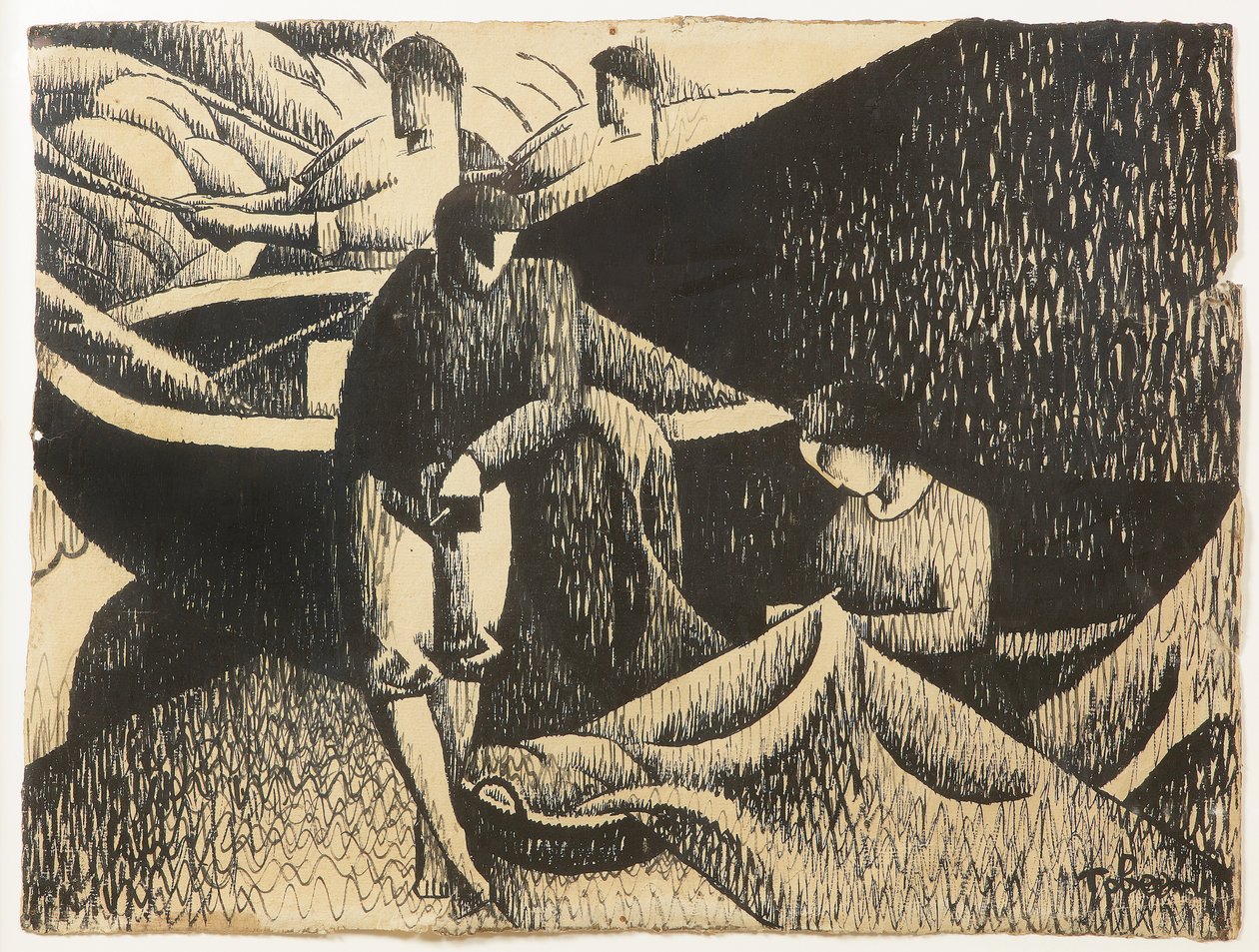 Das Netz, ca. 1912 von Felix Elie Tobeen