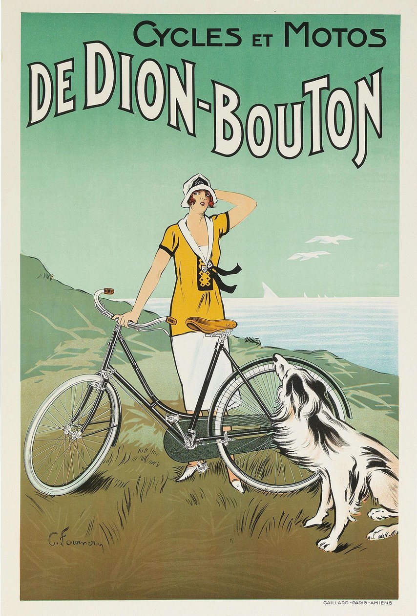 Cycles et Motos de Dion-Bouton, 1920er Jahre von Felix Fournery