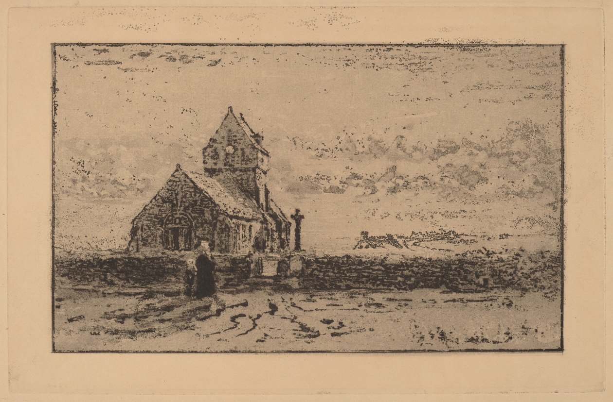 Die Kirche von Jobourg von Felix Hilaire Buhot
