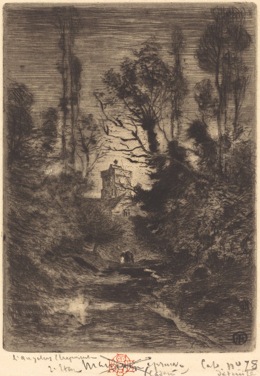 Die Nachtwache von Felix Hilaire Buhot