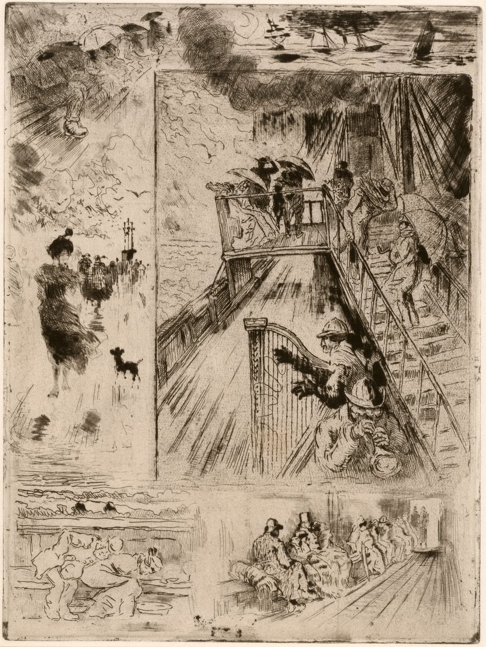 La Traversée von Felix Hilaire Buhot