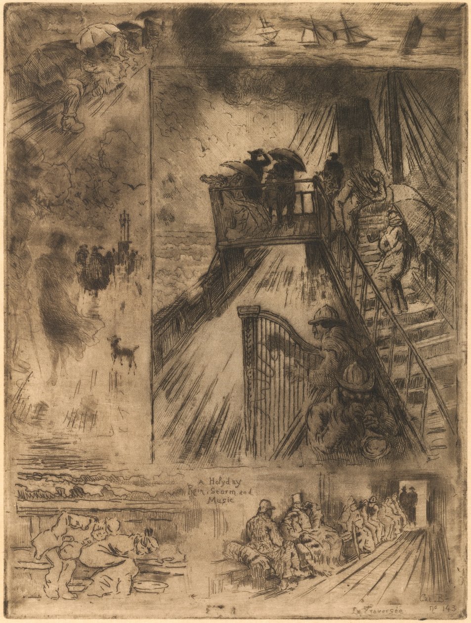 Die Überfahrt von Felix Hilaire Buhot