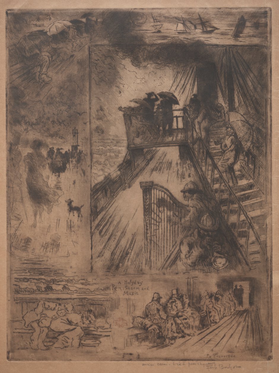 Die Überquerung von Felix Hilaire Buhot