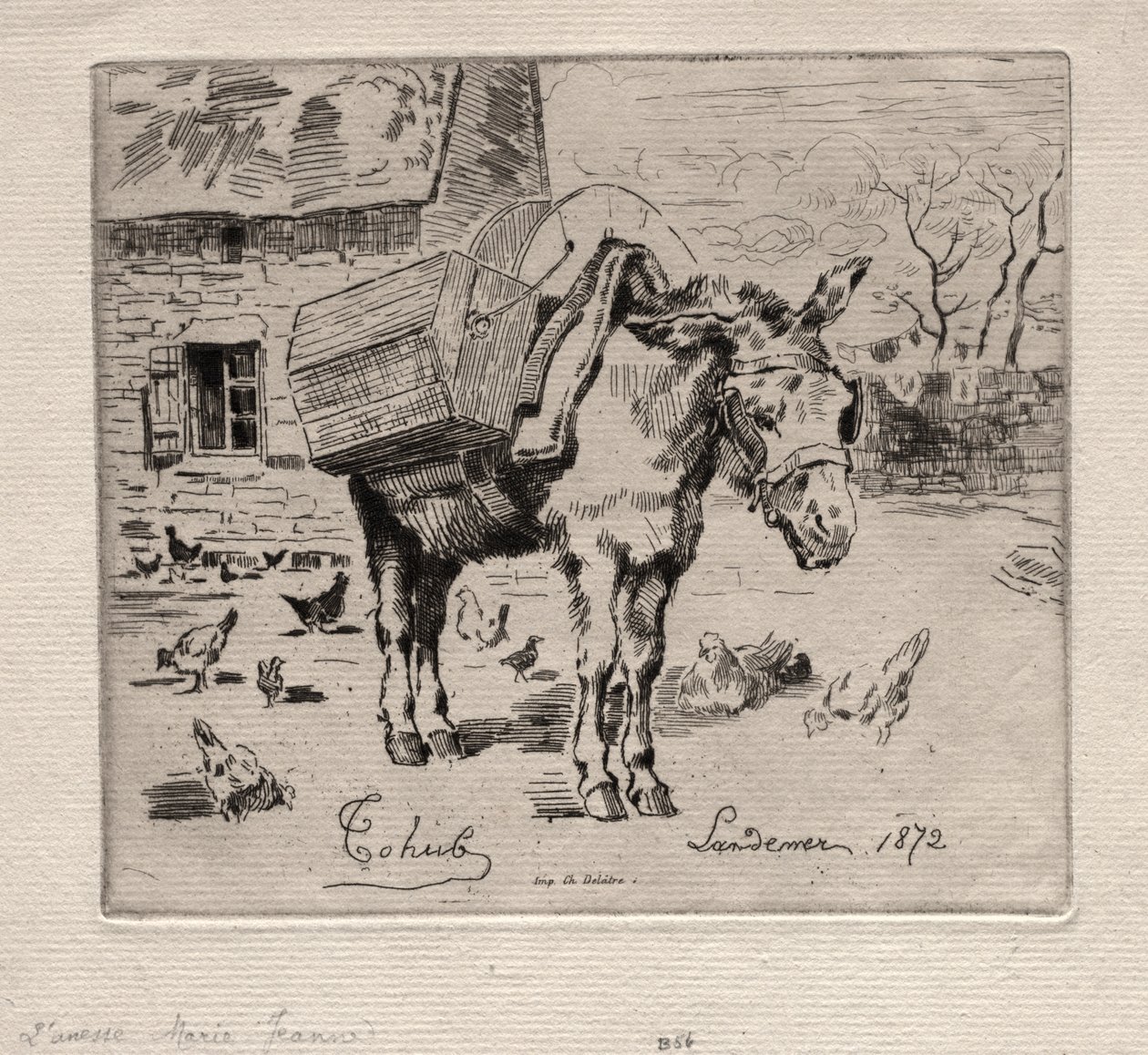 Das Maultier, Marie-Jeanne von Felix Hilaire Buhot