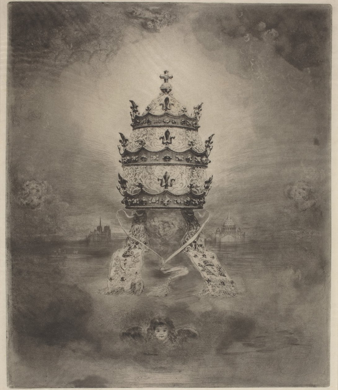 Das Diadem, 1888 von Felix Hilaire Buhot