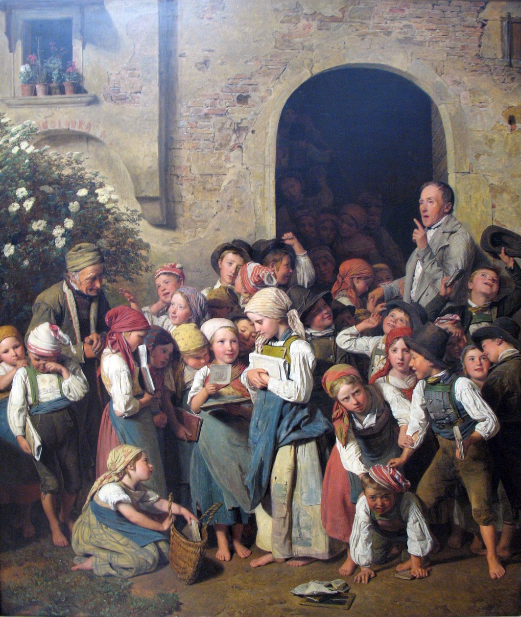 Nach der Schule von Ferdinand Georg Waldmuller
