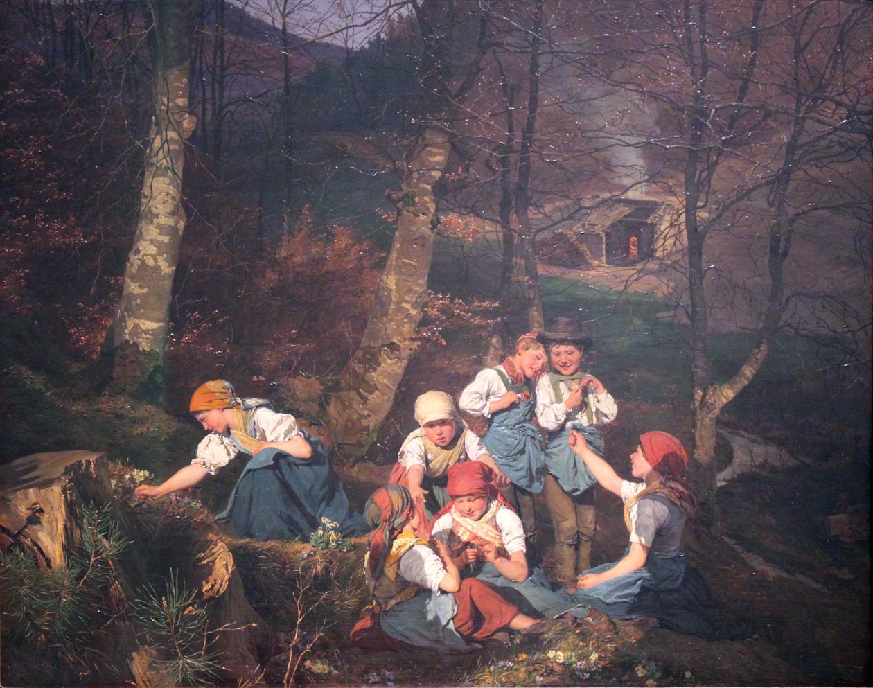 Kinder im Walde von Ferdinand Georg Waldmuller