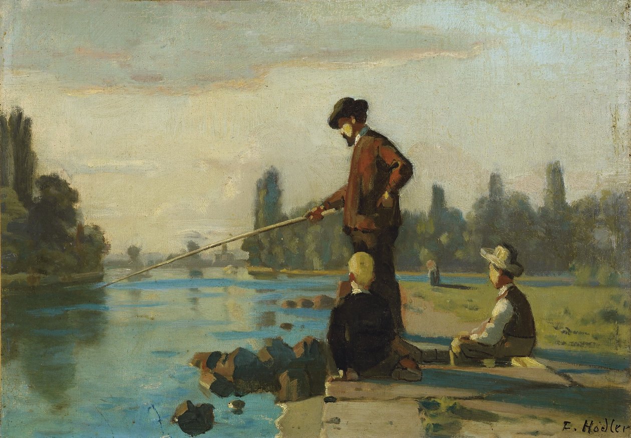 Der Angler von Ferdinand Hodler
