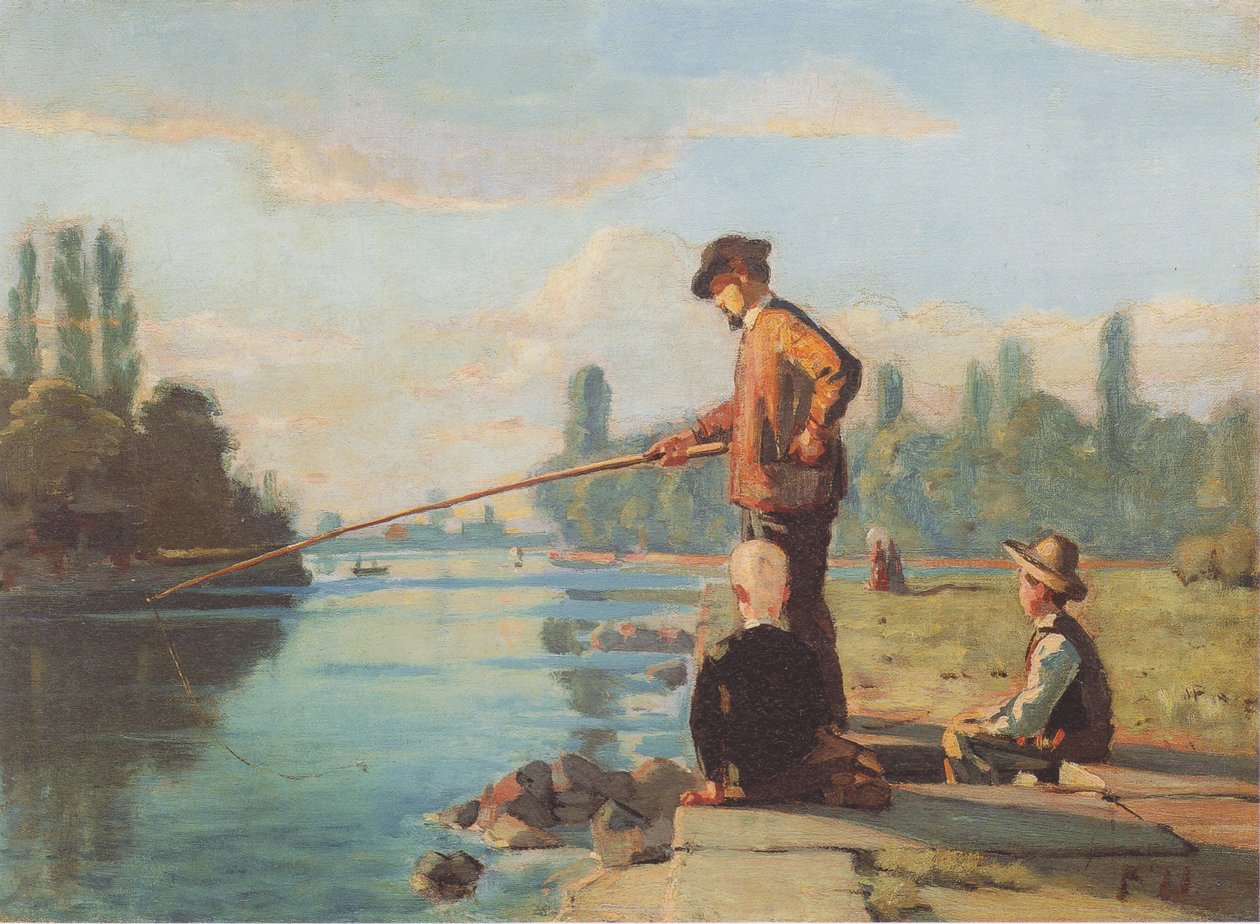 Der Angler von Ferdinand Hodler