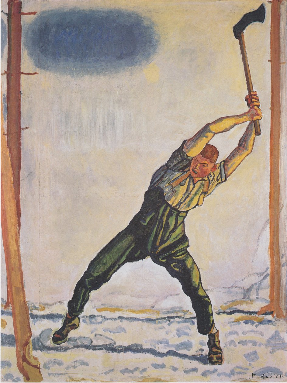 Der Holzfäller von Ferdinand Hodler