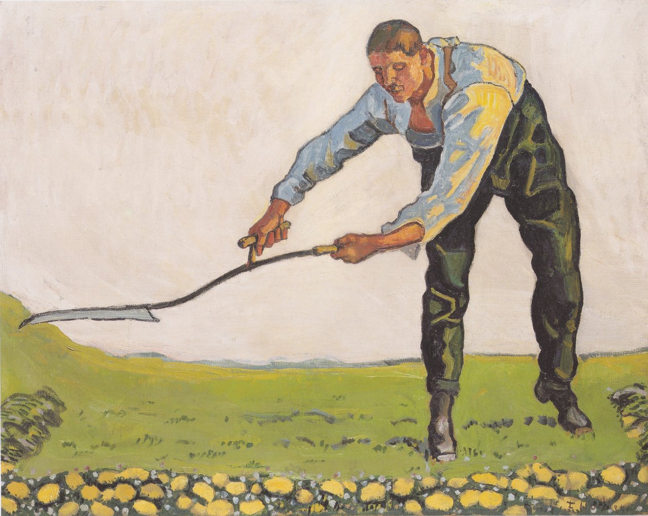 Der Mäher von Ferdinand Hodler