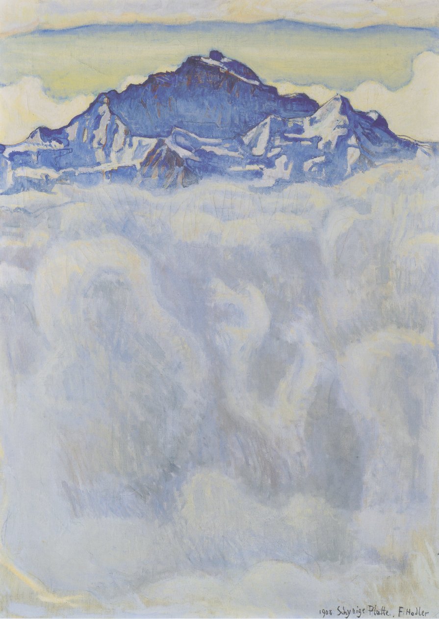 Die Jungfrau über dem Nebelmeer von Ferdinand Hodler