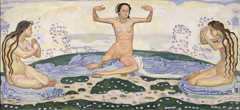 Der Tag III von Ferdinand Hodler