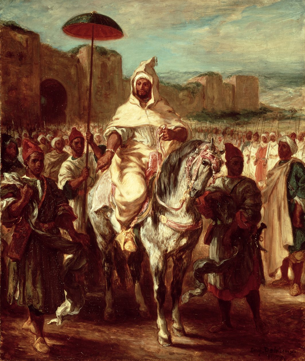 Abd Ar-Rahman, Sultan von Marokko, 1845 von Ferdinand Victor Eugene Delacroix
