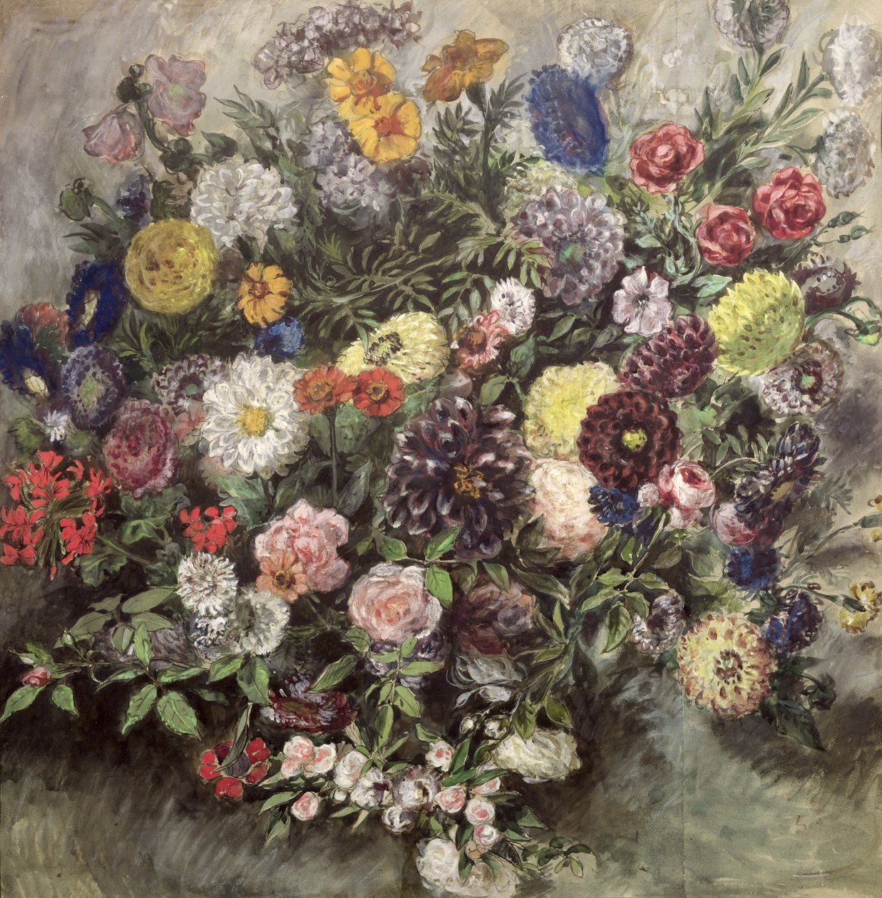 Blumenstrauß von Ferdinand Victor Eugene Delacroix