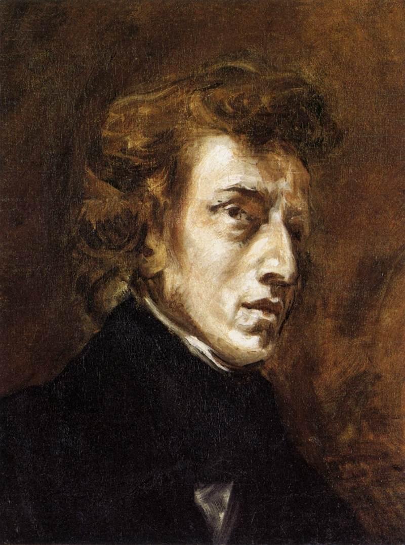 Frédéric Chopin von Ferdinand Victor Eugene Delacroix