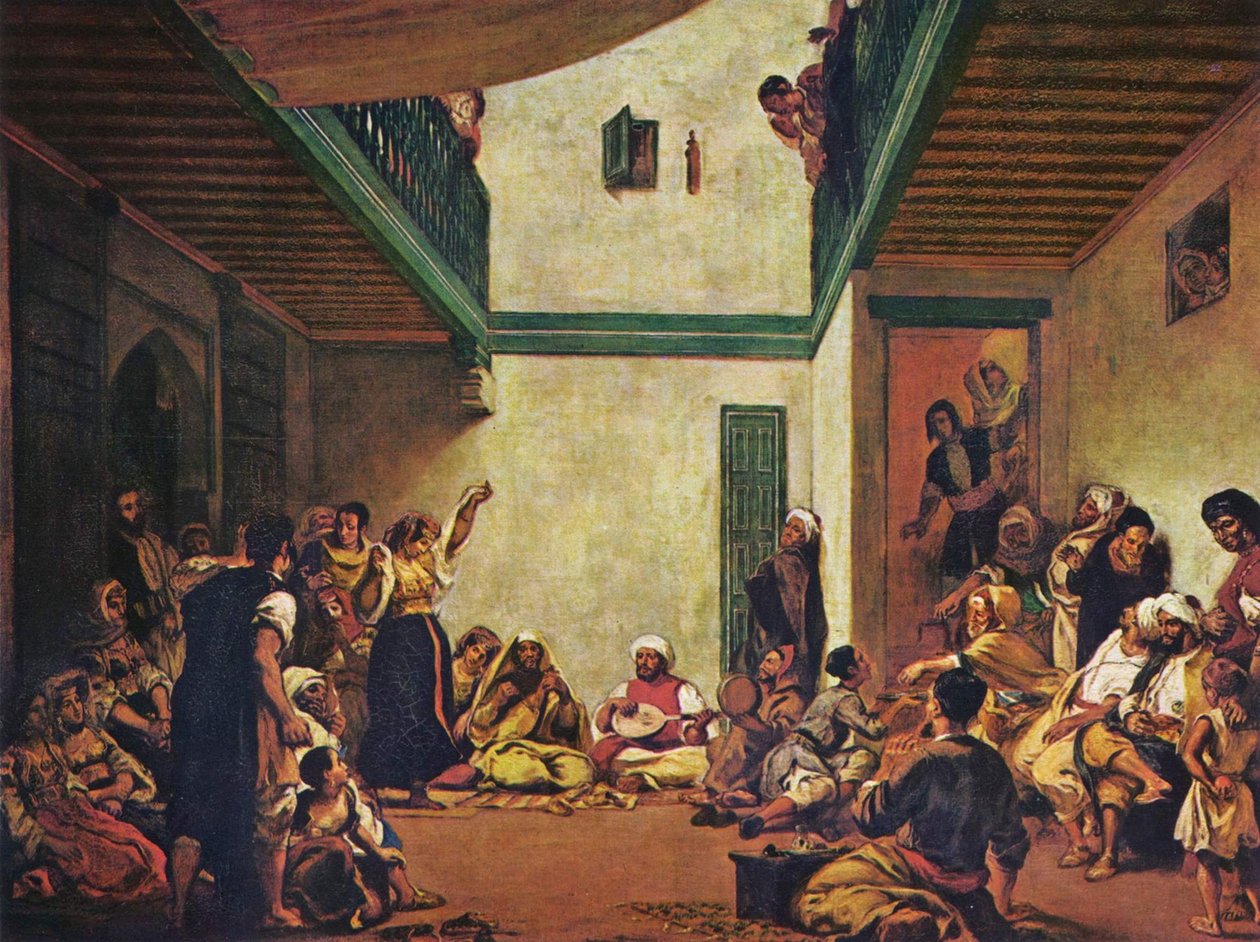 Jüdische Hochzeit in Marokko von Ferdinand Victor Eugene Delacroix