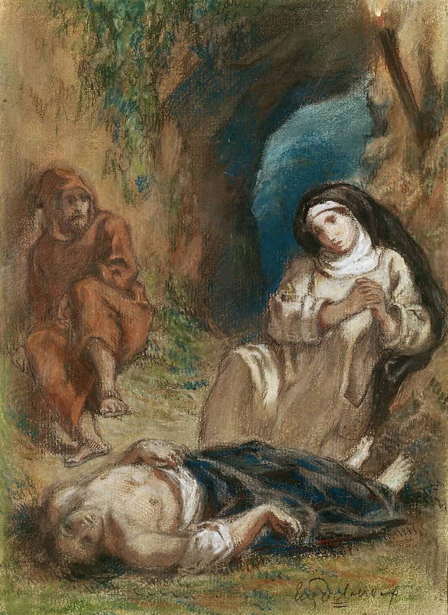 Lelia in der Höhle, aus 