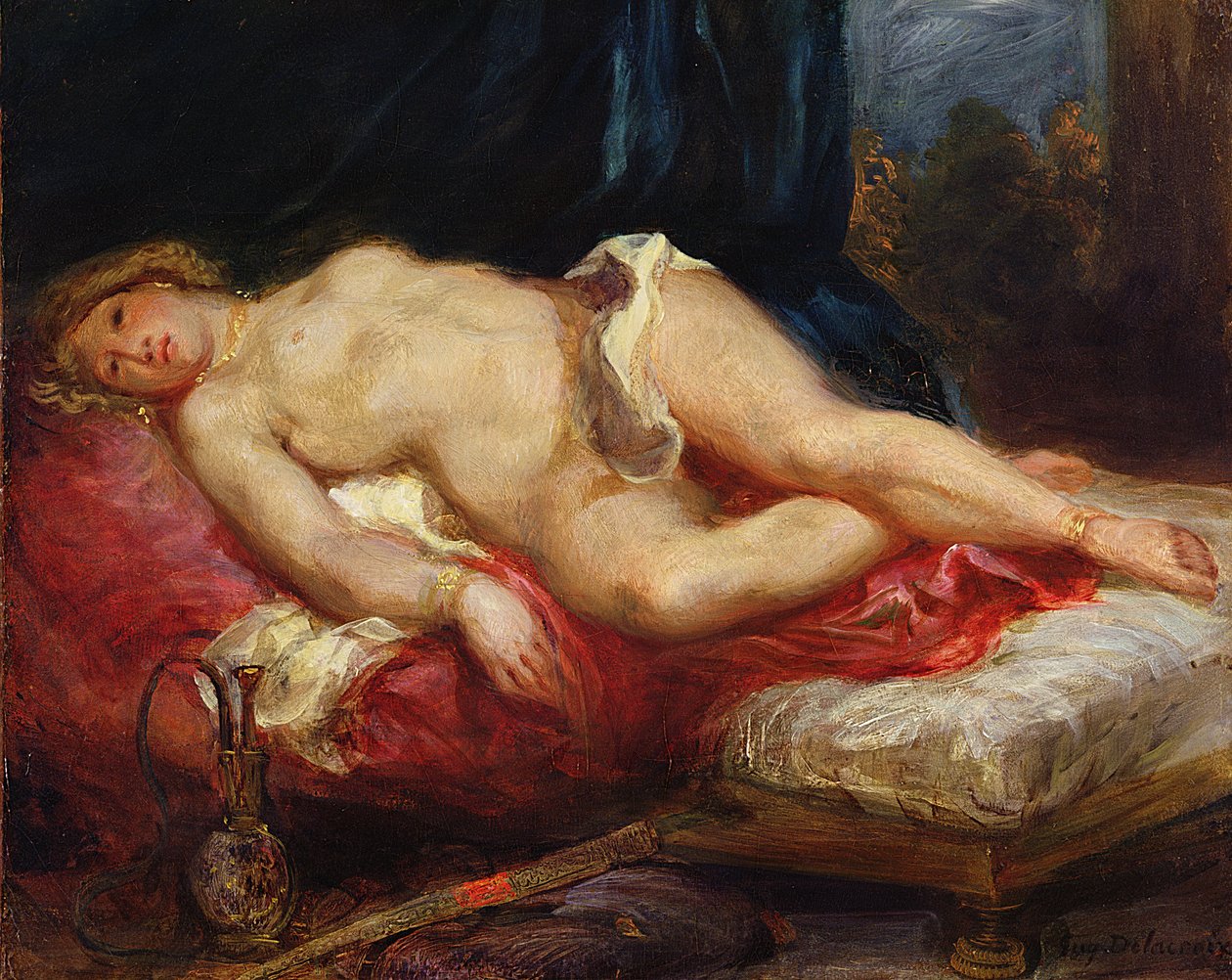 Odaliske, c.1825 von Ferdinand Victor Eugene Delacroix
