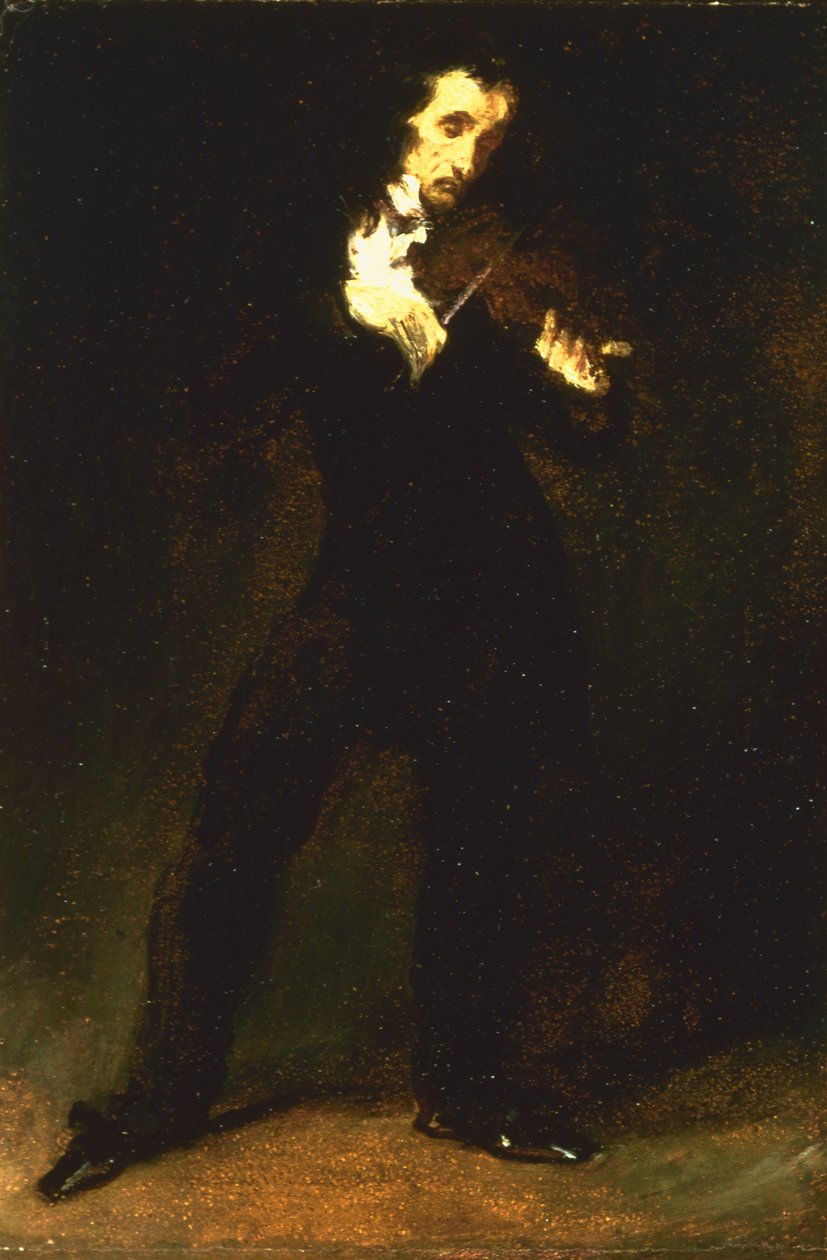 Paganini von Ferdinand Victor Eugene Delacroix