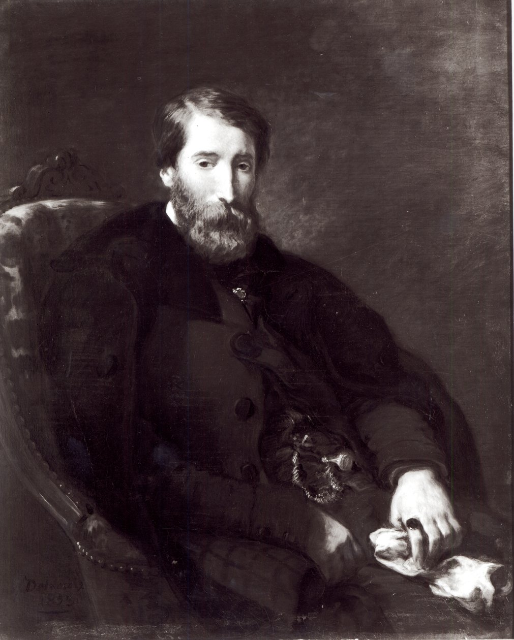 Porträt von Alfred Bruyas (1821-77) von Ferdinand Victor Eugene Delacroix