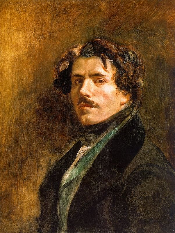 Selbstporträt von Ferdinand Victor Eugene Delacroix