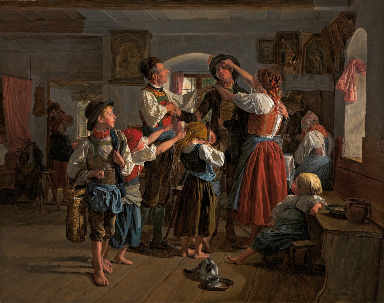 Der Abschied des Konskribierten von Ferdinand Georg Waldmuller