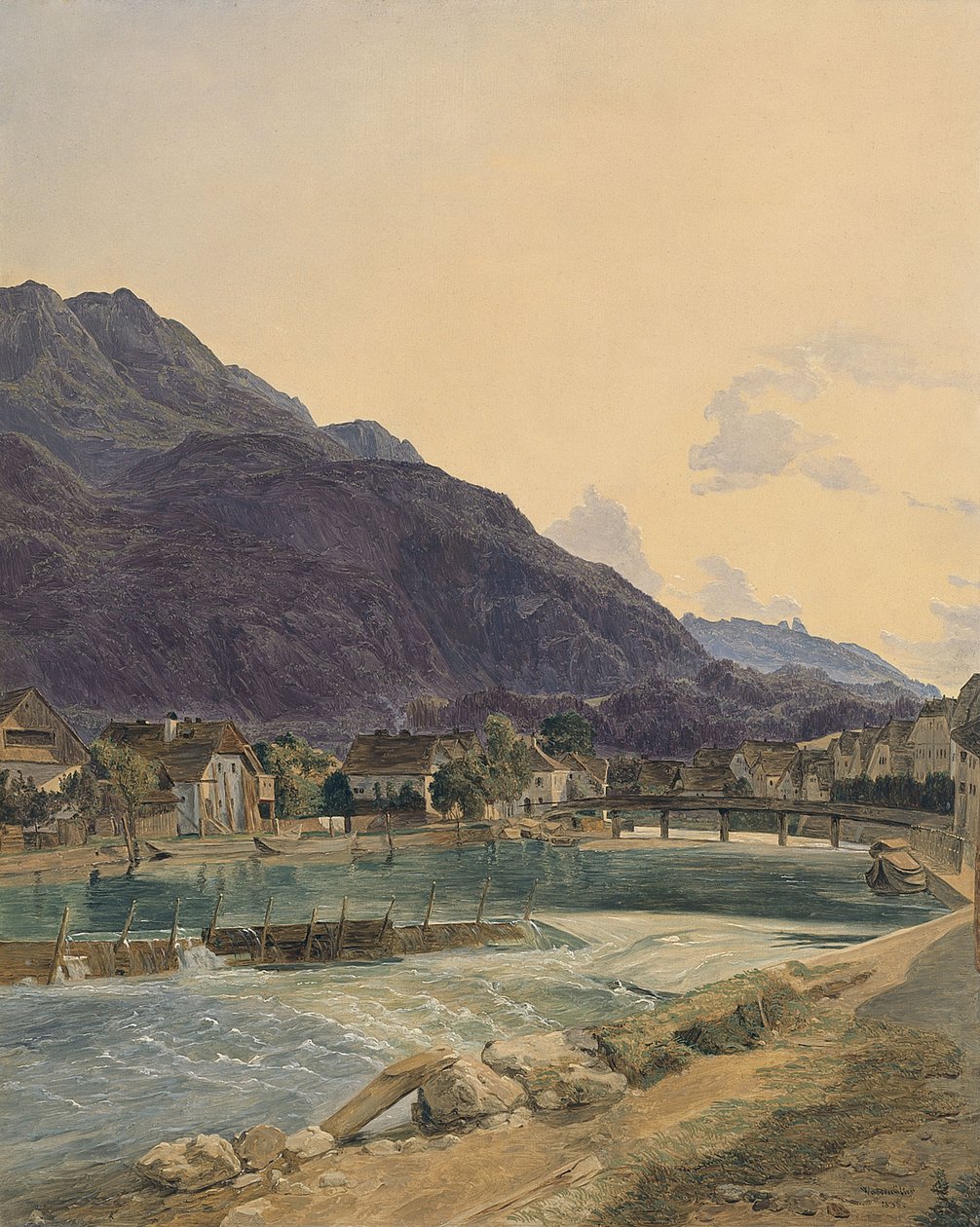 Bad Ischl, 1836 von Ferdinand Georg Waldmuller