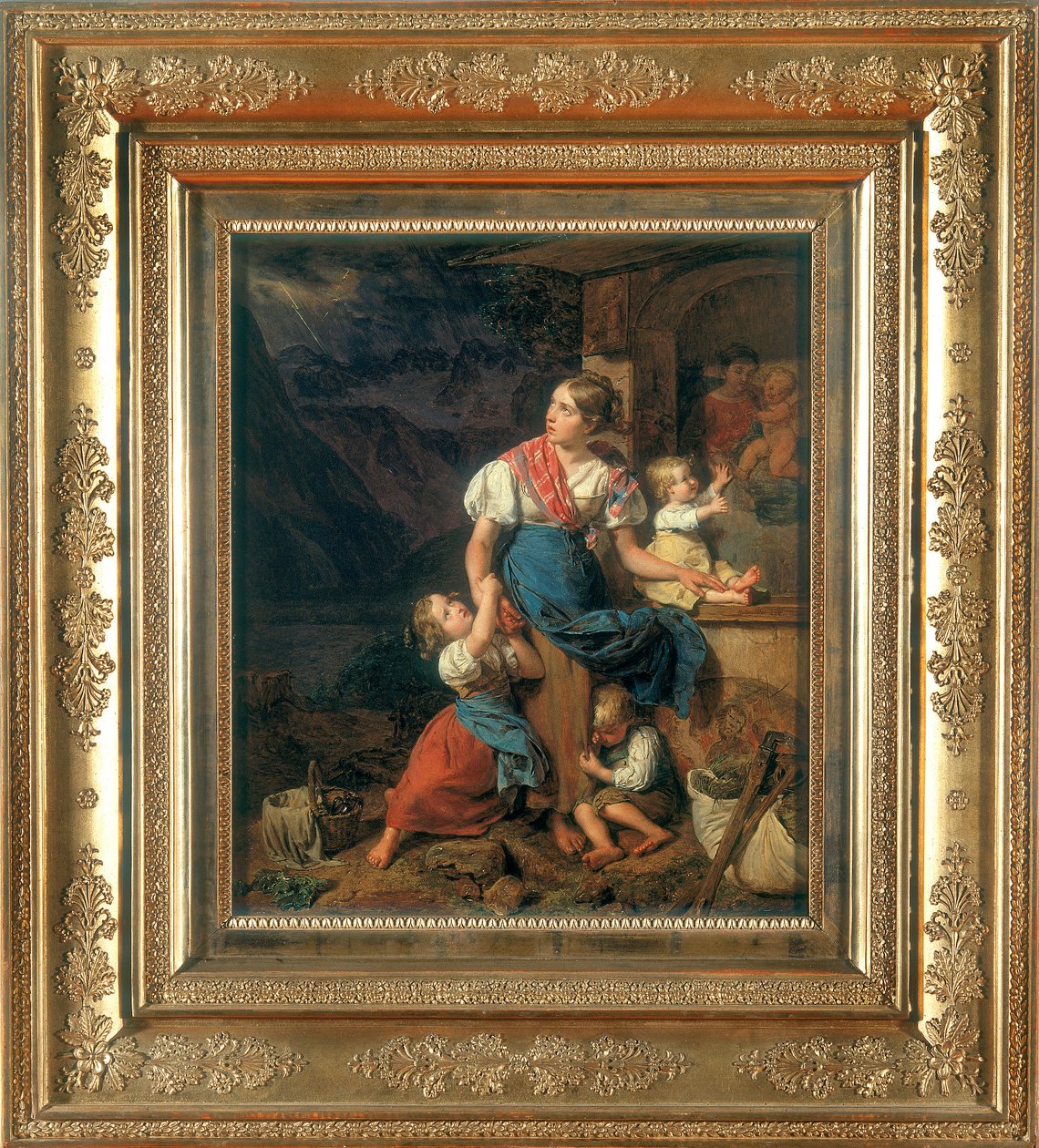 Gebet vor dem Altar von Ferdinand Georg Waldmuller