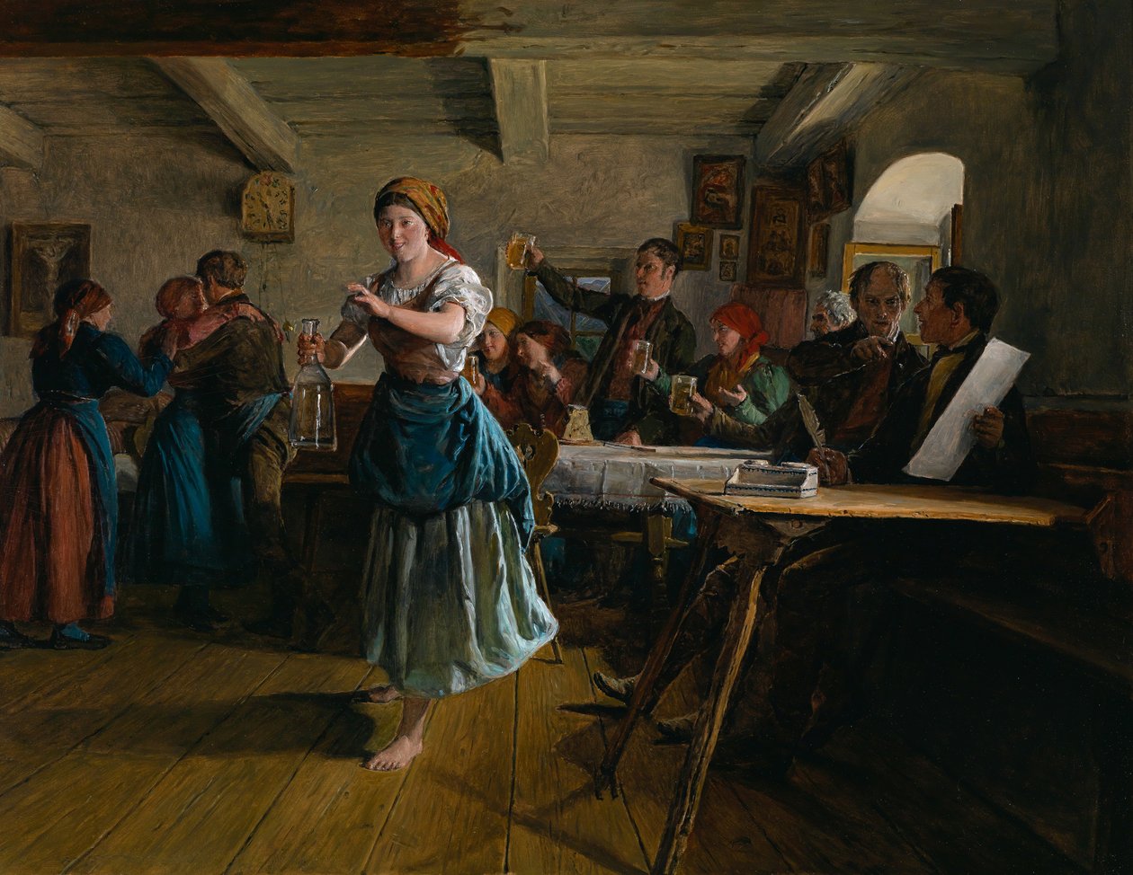 Der Eröffnungstanz, 1863 von Ferdinand Georg Waldmuller
