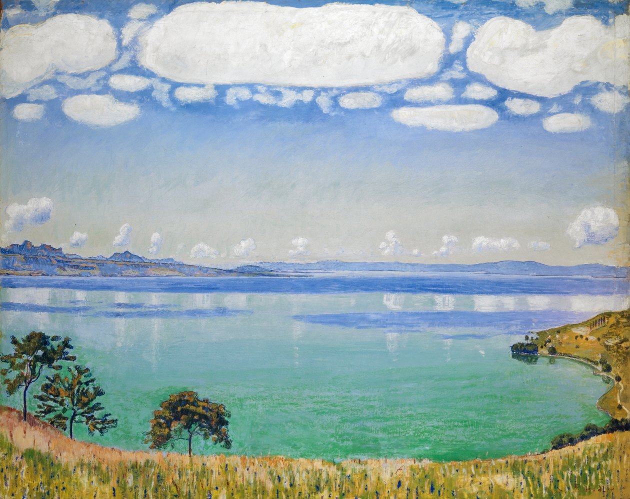 Genfersee, gesehen von Chexbres von Ferdinand Hodler