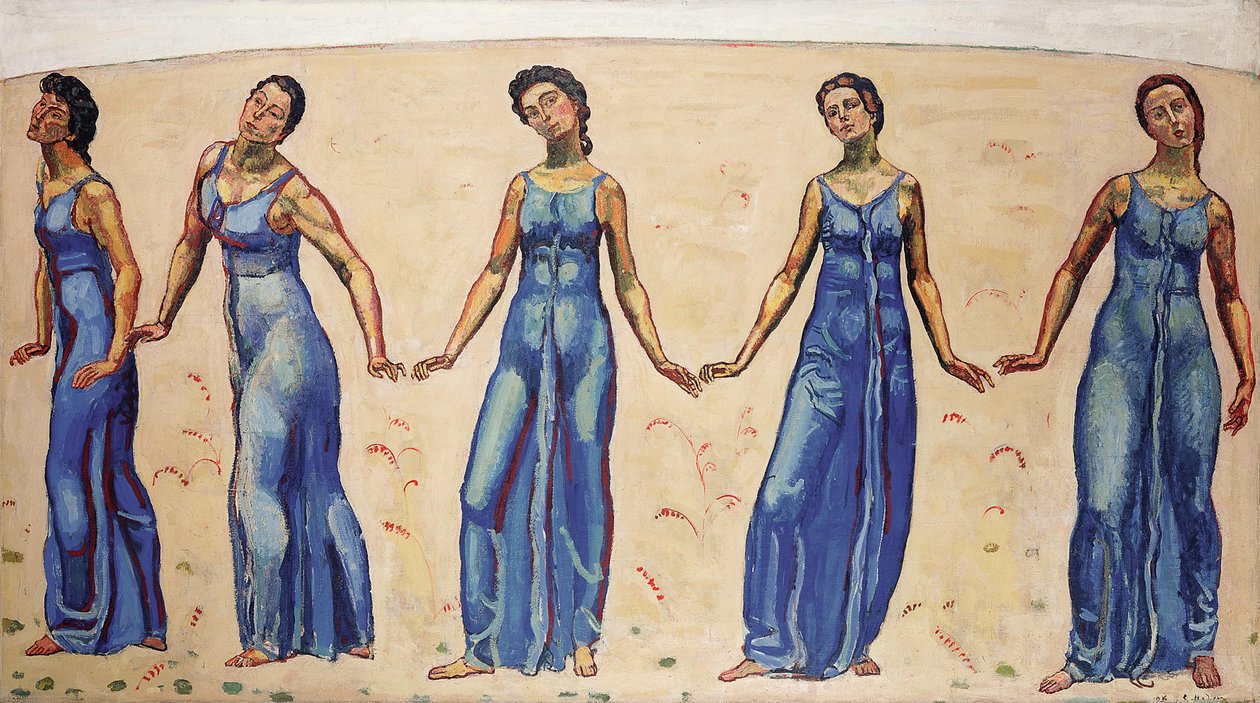 Blick in die Unendlichkeit von Ferdinand Hodler