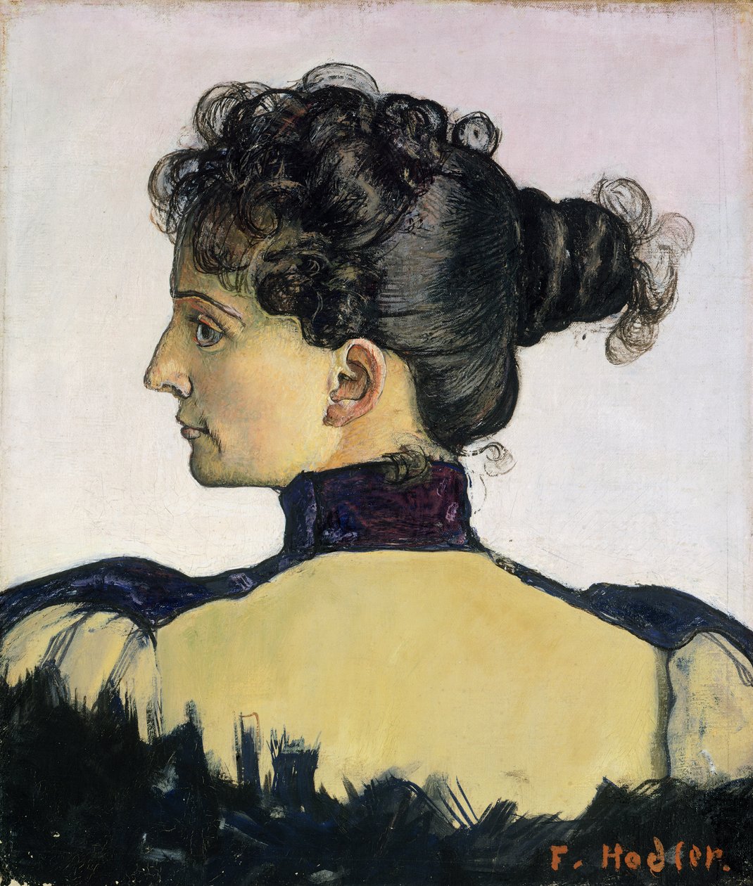 Porträt von Berthe Jacques von Ferdinand Hodler