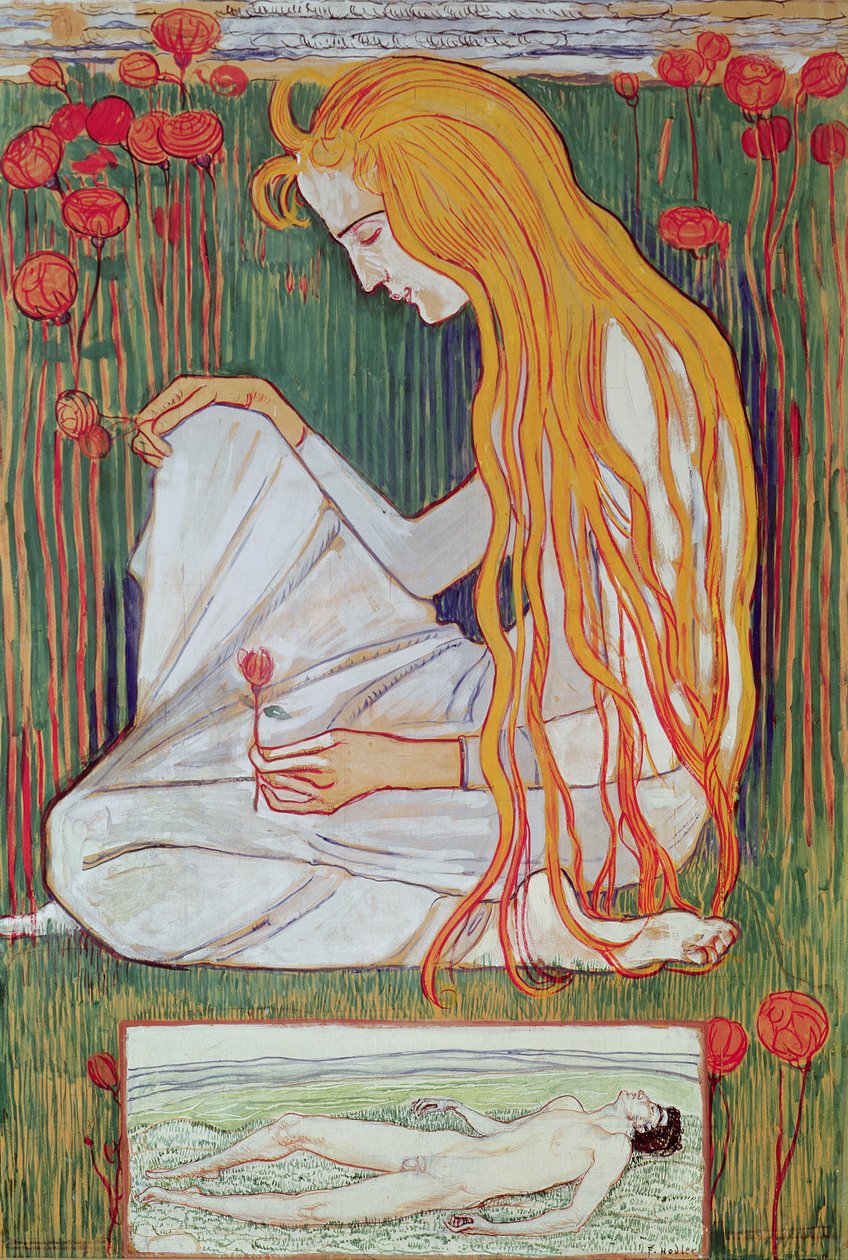 Der Traum, 1897 von Ferdinand Hodler