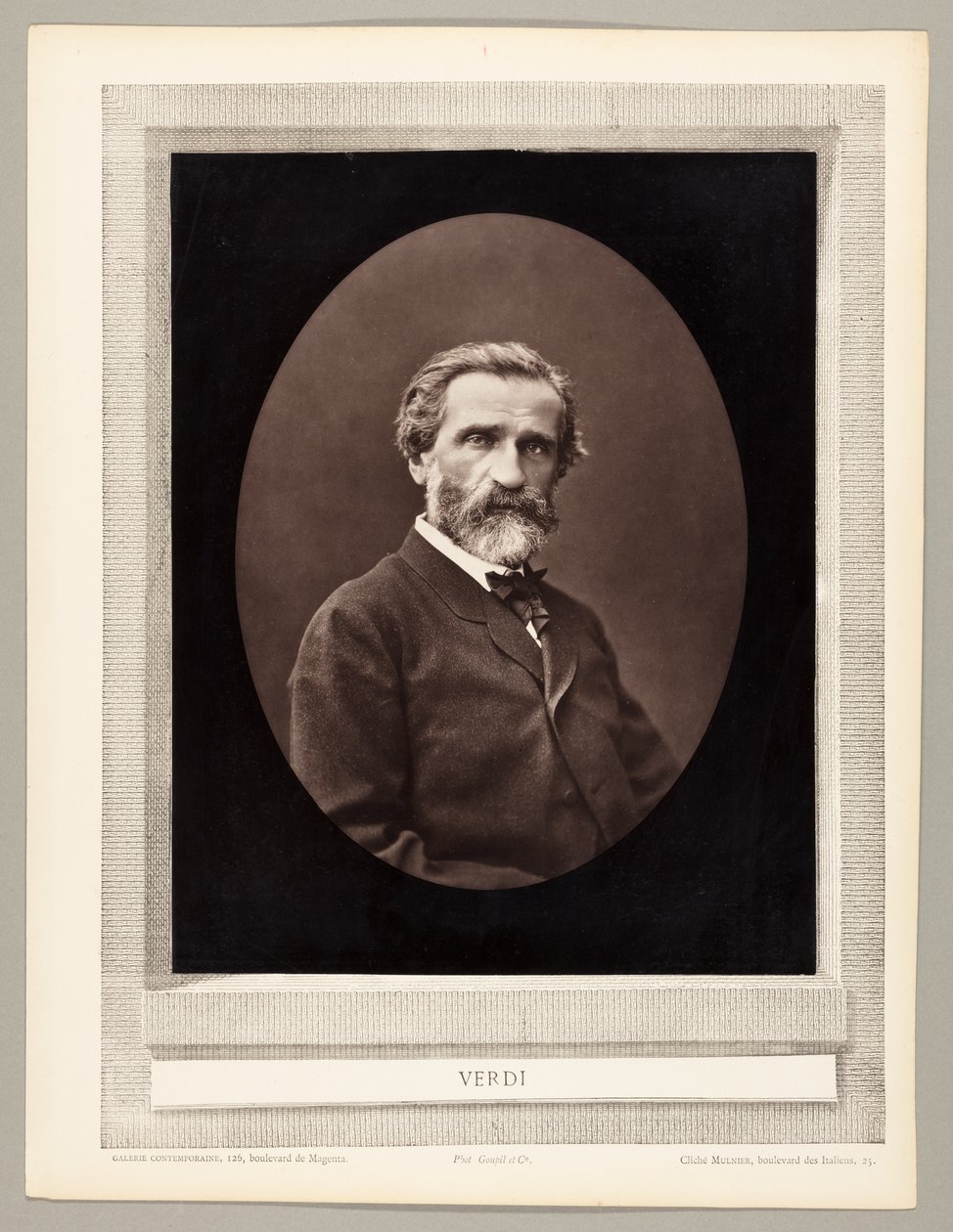 Giuseppe Verdi (italienischer Komponist, 1813-1901) von Ferdinand J. Mulnier
